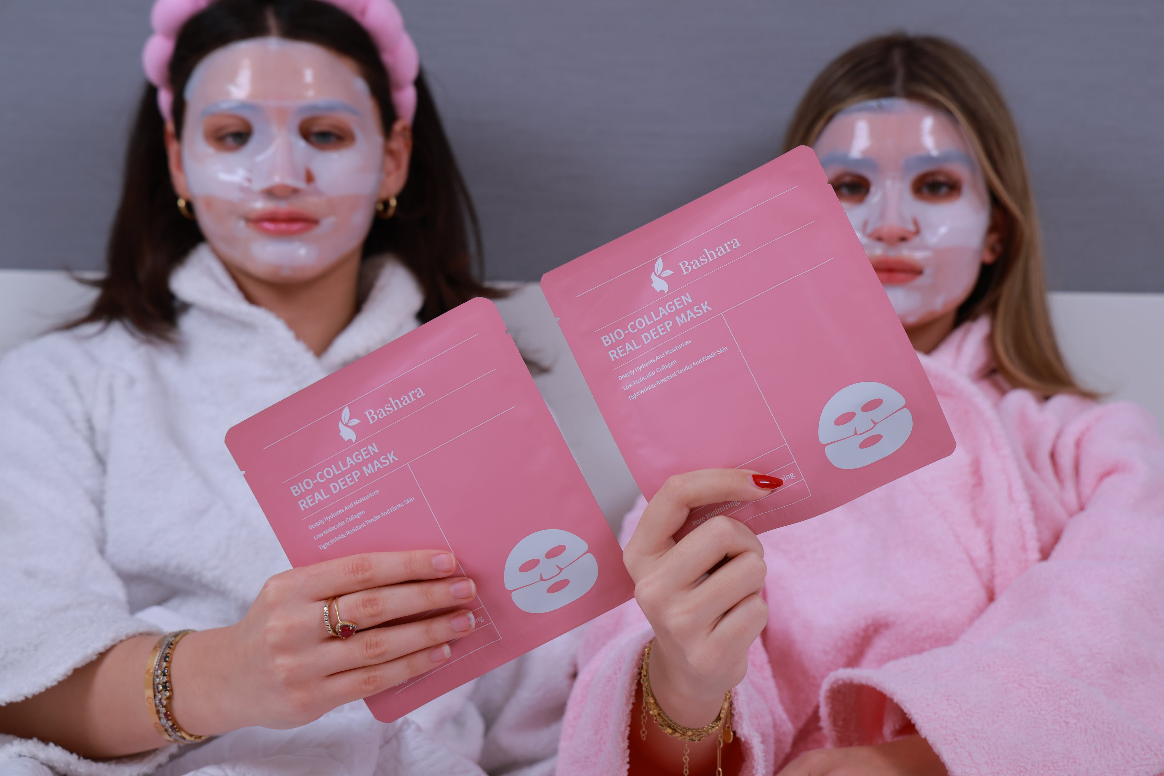 Viral bio-collagen korean face mask for instant glow