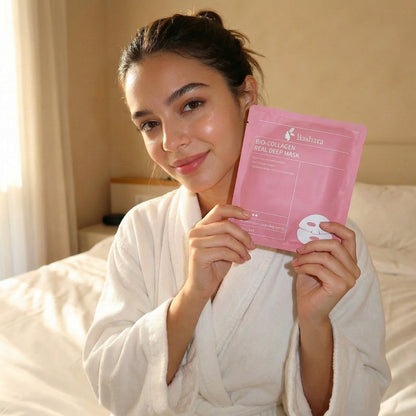 Viral bio-collagen korean face mask for instant glow